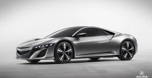 Sleek Acura Nsx Sports Car In Action Wallpaper
