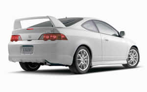 Sleek Acura Rsx Type-s On The Road Wallpaper