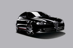 Sleek Alfa Romeo 147 Parked In Style Wallpaper