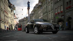 Sleek Alfa Romeo Brera In A Stunning Scenery Wallpaper