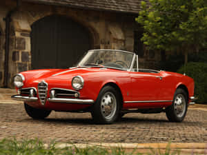 Sleek Alfa Romeo Spider Convertible Wallpaper