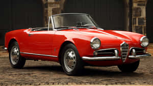 Sleek Alfa Romeo Spider On The Road Wallpaper