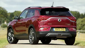 Sleek And Bold Ssangyong Suv In Action Wallpaper
