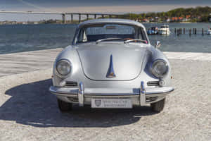 Sleek And Classic Porsche 356 Showcasing Its Stunning Design Wallpaper