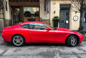 Sleek And Elegant Ferrari 612 Scaglietti In Action Wallpaper