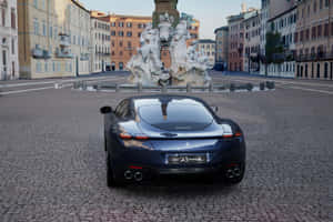 Sleek And Elegant Ferrari Roma In Action Wallpaper