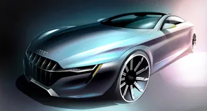 Sleek And Innovative Car Design Concept Wallpaper
