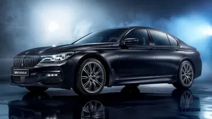Sleek And Luxurious Bmw 7 Series In Action Wallpaper