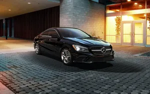 Sleek And Luxurious Mercedes Benz Cla-class In Motion Wallpaper