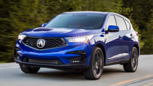 Sleek And Modern Acura Rdx On Open Road Wallpaper