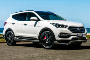 Sleek And Modern Hyundai Tucson In The Wild Wallpaper