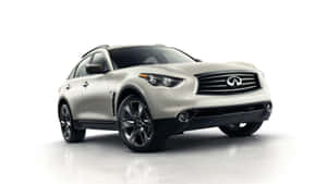 Sleek And Modern Infiniti Qx70 On The Road Wallpaper