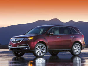 Sleek And Powerful Acura Mdx Suv Wallpaper