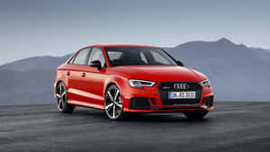 Sleek And Powerful Audi Rs3 On The Road Wallpaper