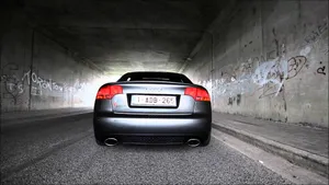 Sleek And Powerful Audi Rs5 In Action Wallpaper