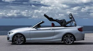 Sleek And Powerful Bmw 2 Series Coupe On A Scenic Drive Wallpaper