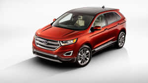 Sleek And Powerful Ford Edge In Action Wallpaper