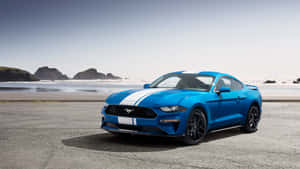 Sleek And Powerful Ford Mustang Ecoboost Wallpaper