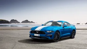 Sleek And Powerful Ford Mustang Ecoboost Wallpaper