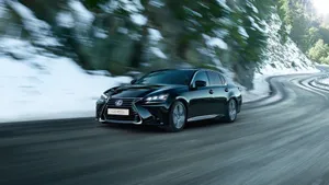 Sleek And Powerful Lexus Gs On The Road Wallpaper