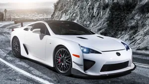 Sleek And Powerful Lexus Lfa In Action Wallpaper