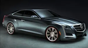 Sleek And Sophisticated Cadillac Cts On The Road Wallpaper