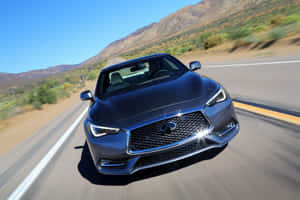 Sleek And Sophisticated Infiniti Q60 Sports Coupe Wallpaper