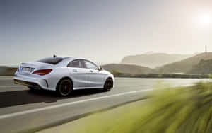 Sleek And Sophisticated Mercedes Benz Cla-class Wallpaper