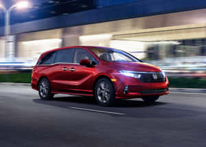 Sleek And Spacious Honda Odyssey Minivan Wallpaper