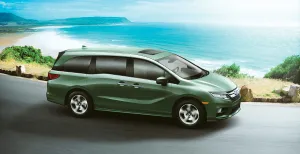 Sleek And Spacious Honda Odyssey Minivan Wallpaper