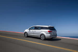 Sleek And Spacious Kia Sedona Minivan Wallpaper