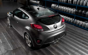 Sleek And Sporty Hyundai Veloster Wallpaper