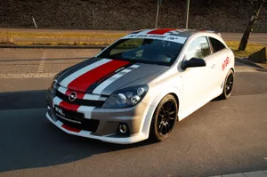 Sleek And Stunning Opel Astra In Action Wallpaper