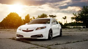 Sleek And Stylish Acura Tl In Stunning High-definition Wallpaper Wallpaper