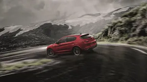 Sleek And Stylish Alfa Romeo Stelvio Wallpaper