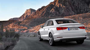 Sleek And Stylish Audi A3 In The City Wallpaper