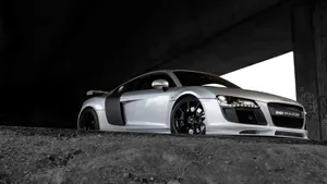 Sleek And Stylish Audi Tt On The Road Wallpaper