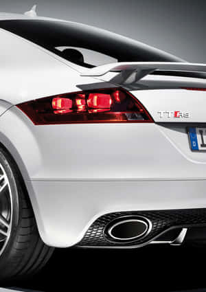 Sleek And Stylish Audi Tt Rs - Ready To Roar Wallpaper