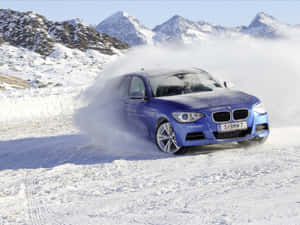 Sleek And Stylish Bmw 1 Series In A Stunning Outdoor Setting. Wallpaper