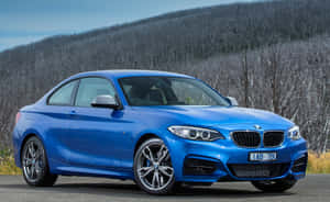 Sleek And Stylish Bmw 2 Series In Action Wallpaper