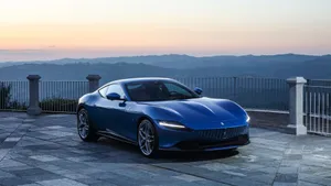 Sleek And Stylish Ferrari Roma Wallpaper