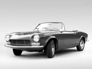 Sleek And Stylish Fiat 124 Spider Wallpaper