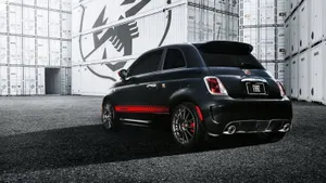 Sleek And Stylish Fiat 500 Wallpaper