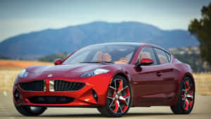 Sleek And Stylish Fisker Electric Vehicle Wallpaper