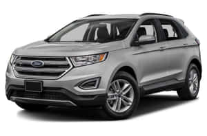 Sleek And Stylish Ford Edge On The Road Wallpaper