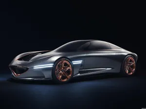 Sleek And Stylish Genesis Essentia Concept Car In High Resolution Wallpaper