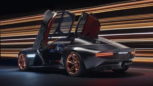 Sleek And Stylish Genesis Essentia Concept Car Wallpaper