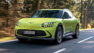 Sleek And Stylish Genesis Gv60 Electric Vehicle Wallpaper