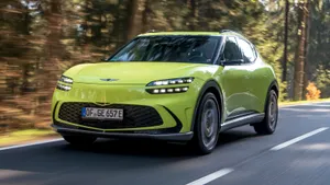 Sleek And Stylish Genesis Gv60 Electric Vehicle Wallpaper