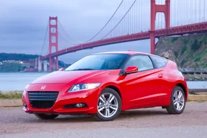 Sleek And Stylish Honda Cr-z On The Open Road Wallpaper